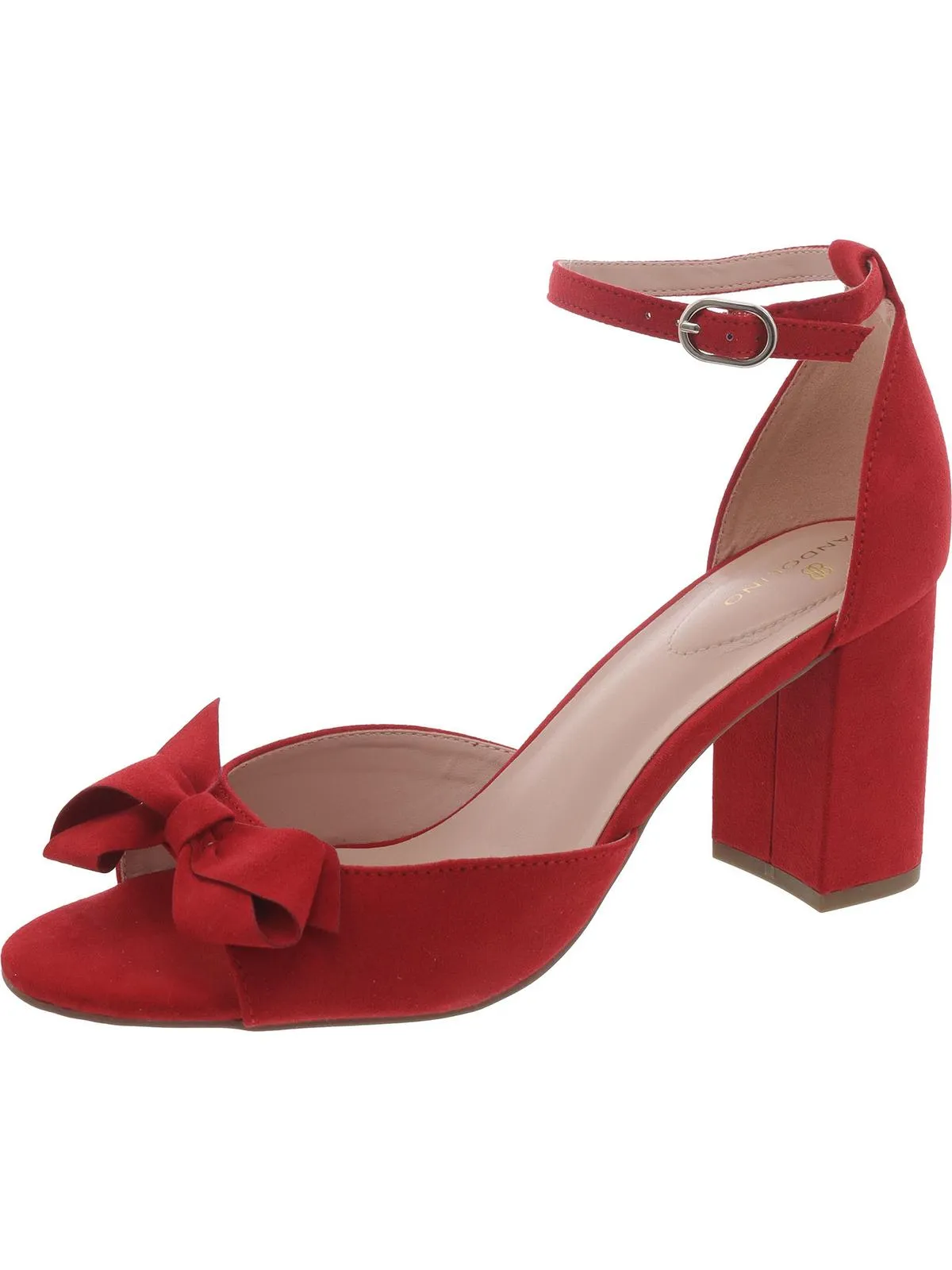 Alice 2 Womens Suede Covered Heel Dress Pumps