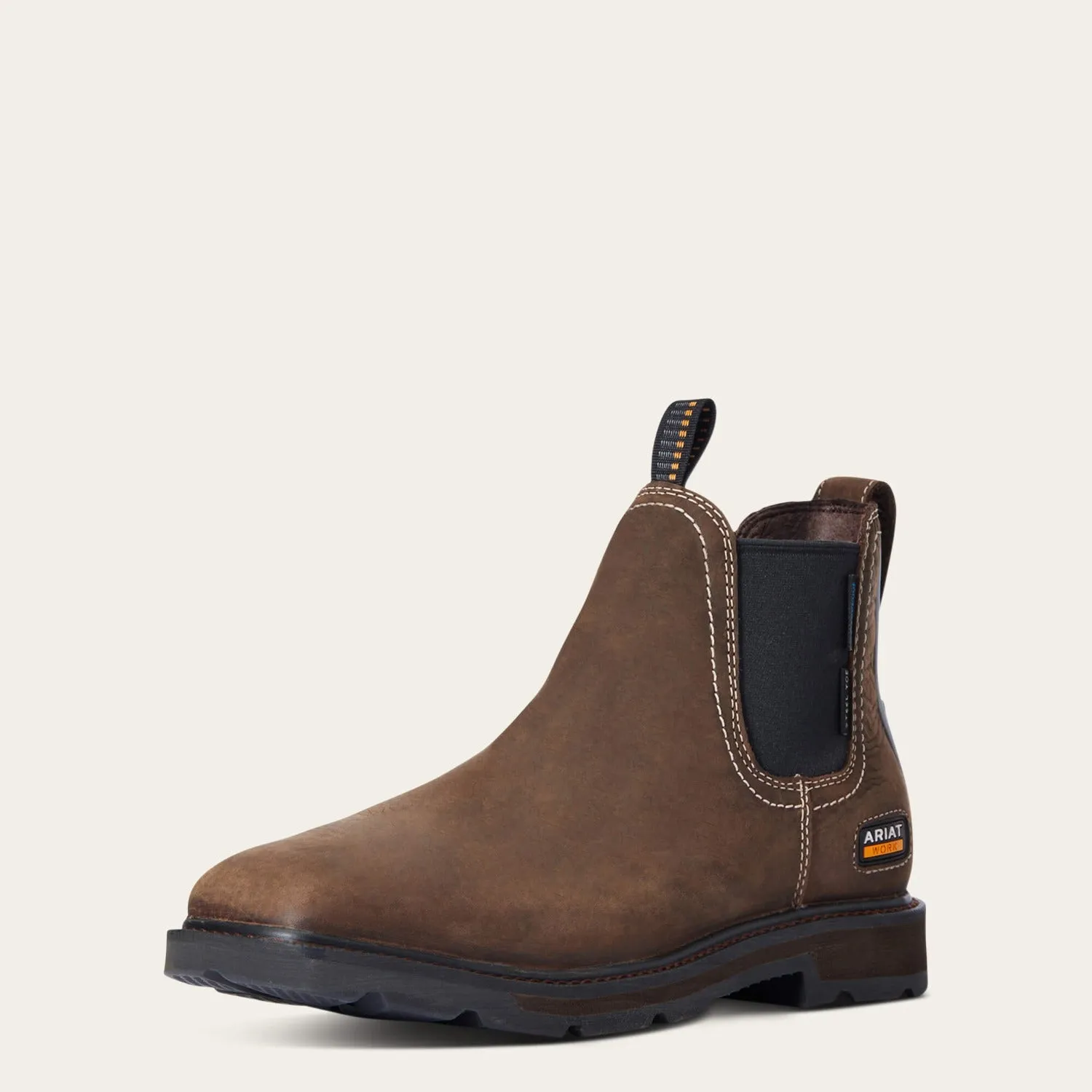 Ariat Men's Groundbreaker H2O 5" Waterproof EH Steel Toe Chelsea Boot