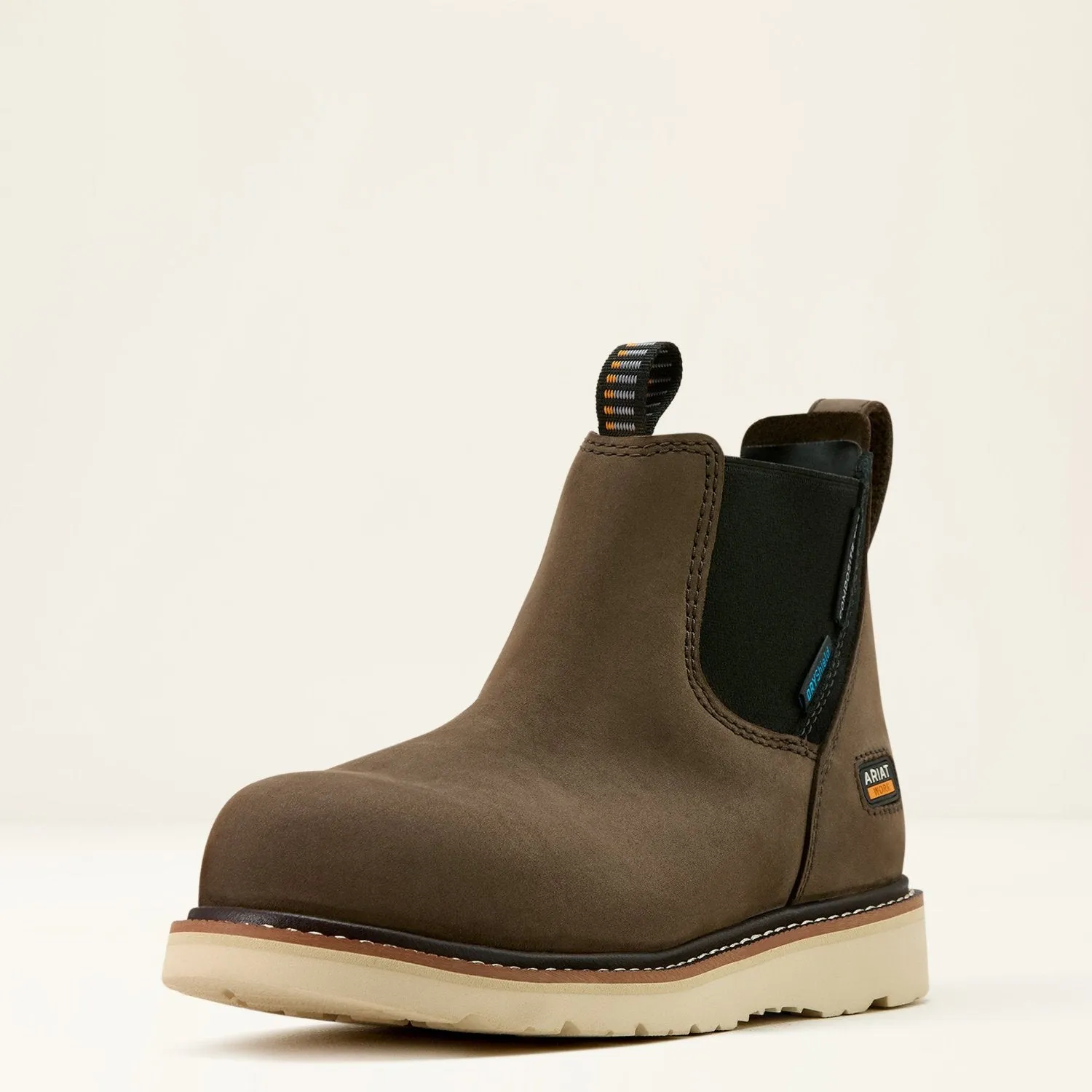 Ariat Women's Rebar Wedge 5" Waterproof EH Comp Toe Chelsea Boot