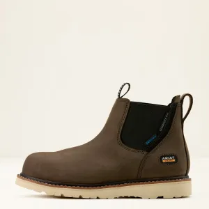Ariat Women's Rebar Wedge 5" Waterproof EH Comp Toe Chelsea Boot