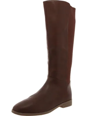 Astir Zip Womens Faux Leather Tall Knee-High Boots