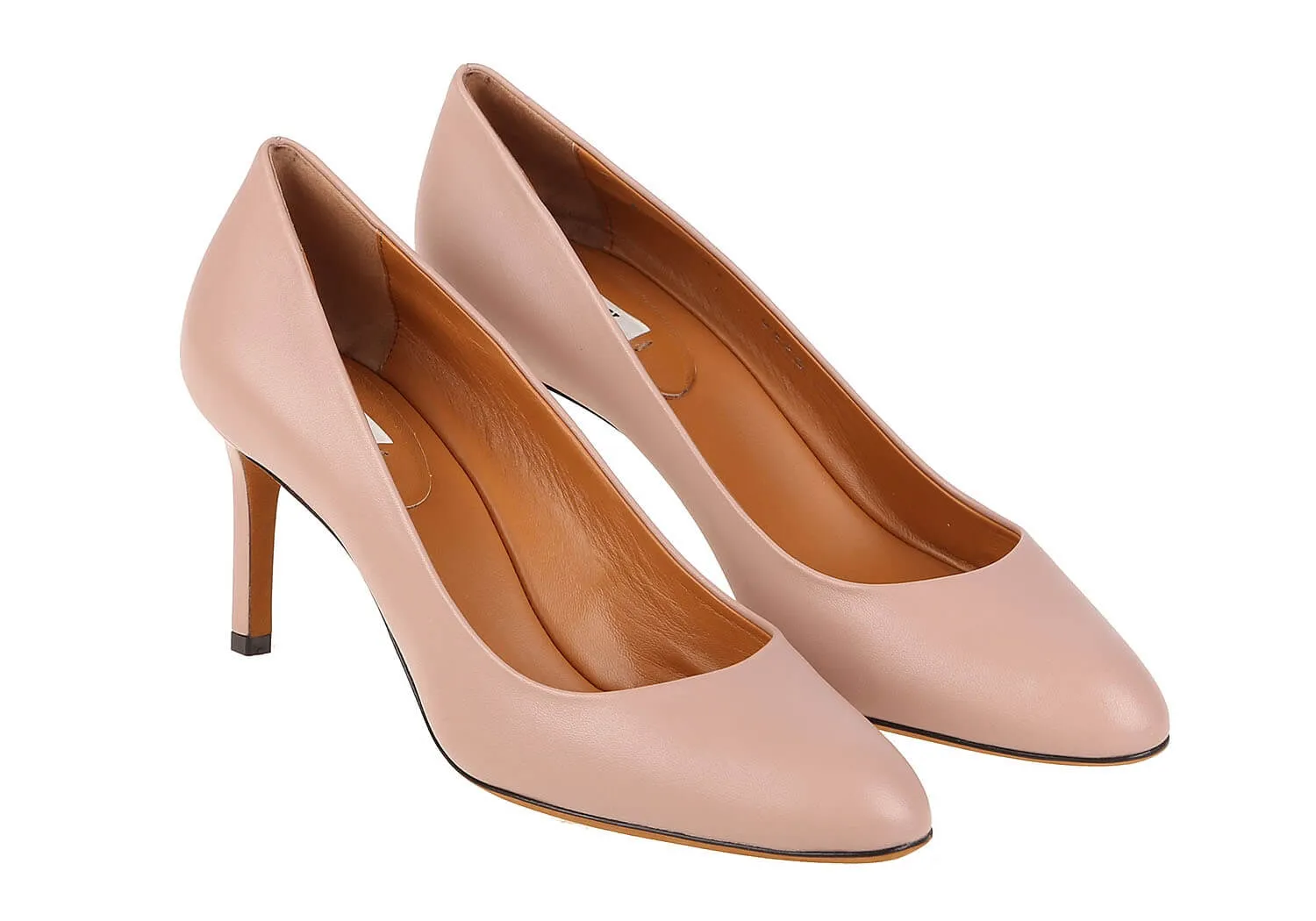 Bally Edita Women's 6210551 Nude Leather Pumps