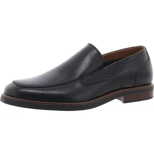 Banner Mens Solid Faux Leather Loafers