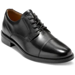 Bedford Mens Lace-Up Leather Oxfords