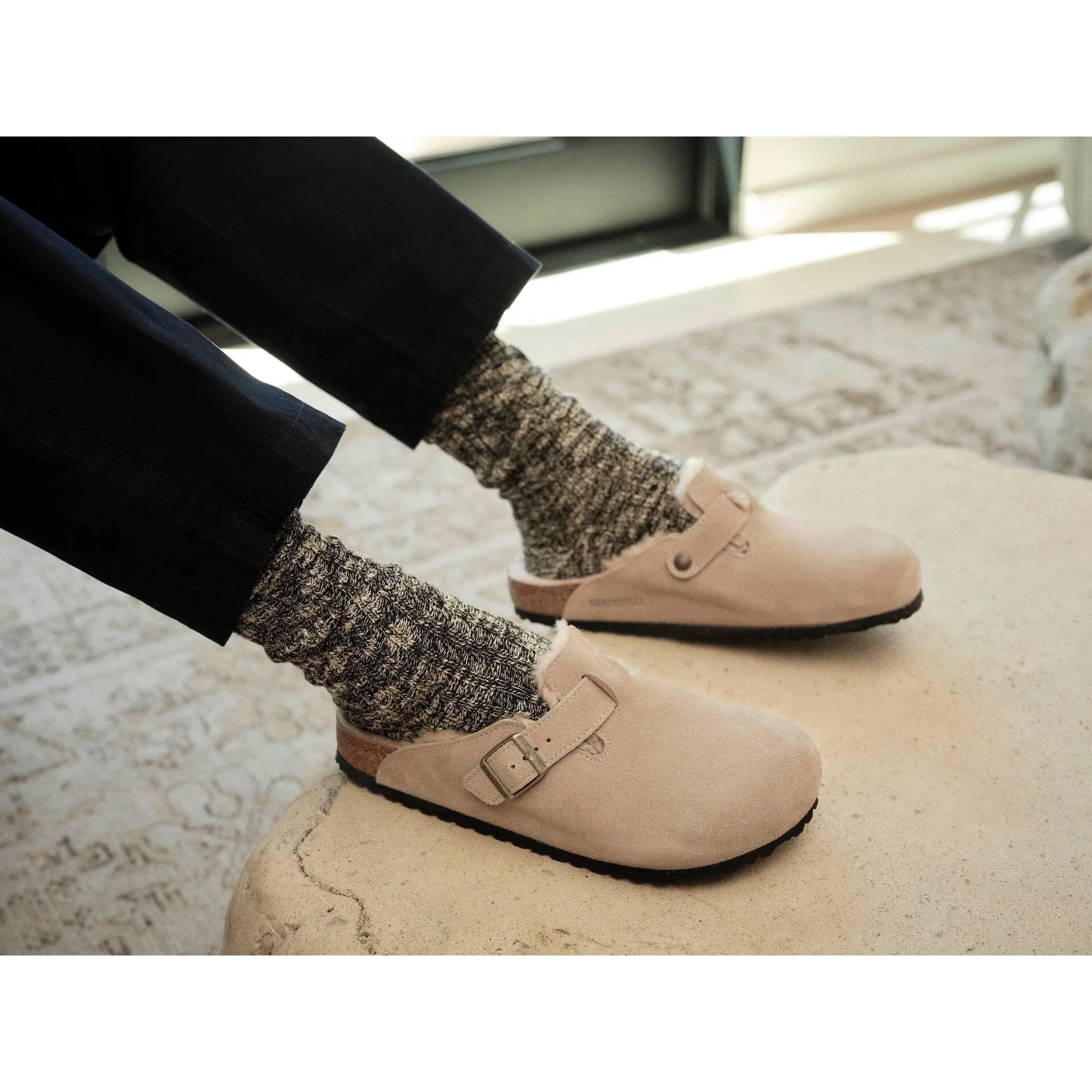 BIRKENSTOCK BOSTON SHEARLING