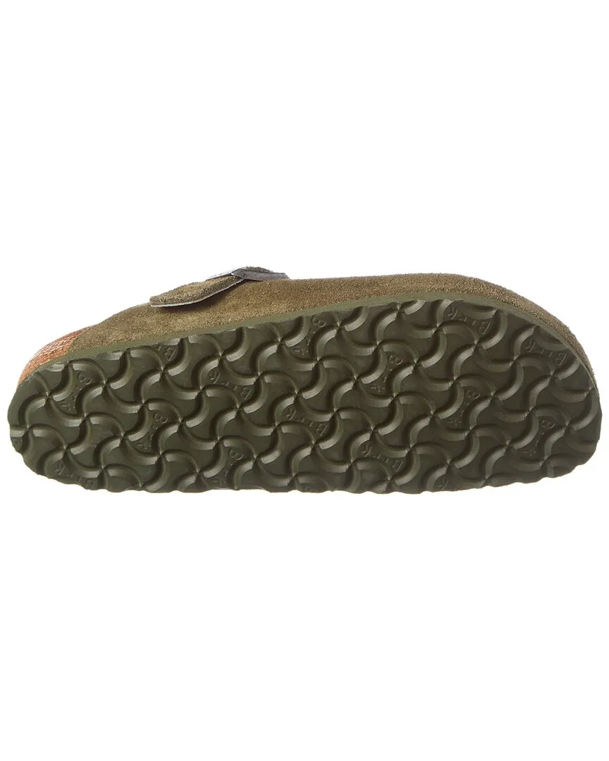Birkenstock Boston VL Narrow Suede & Shearling Clog