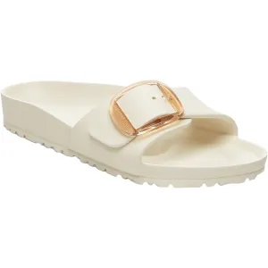 Birkenstock Women's Madrid Big Buckle EVA Sandal in Eggshell