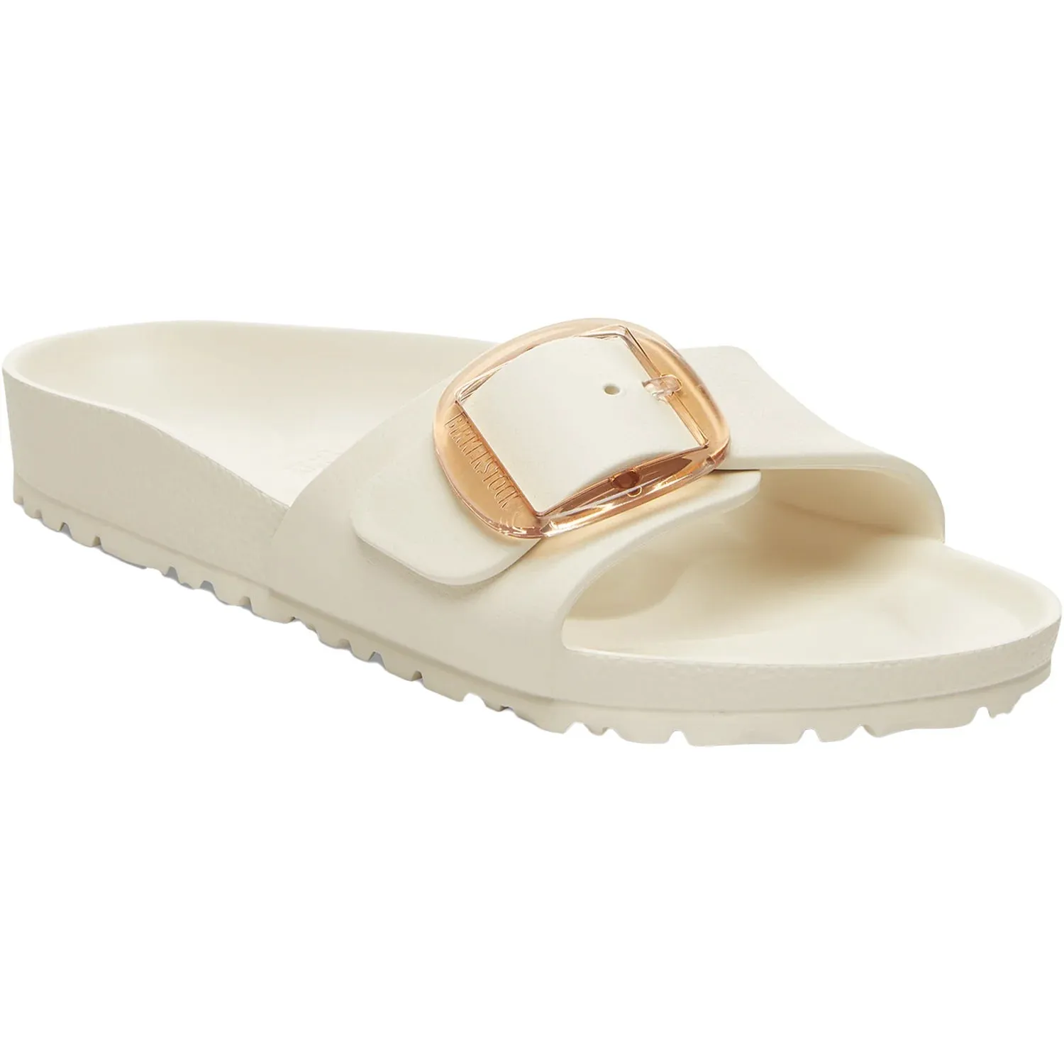 Birkenstock Women's Madrid Big Buckle EVA Sandal in Eggshell