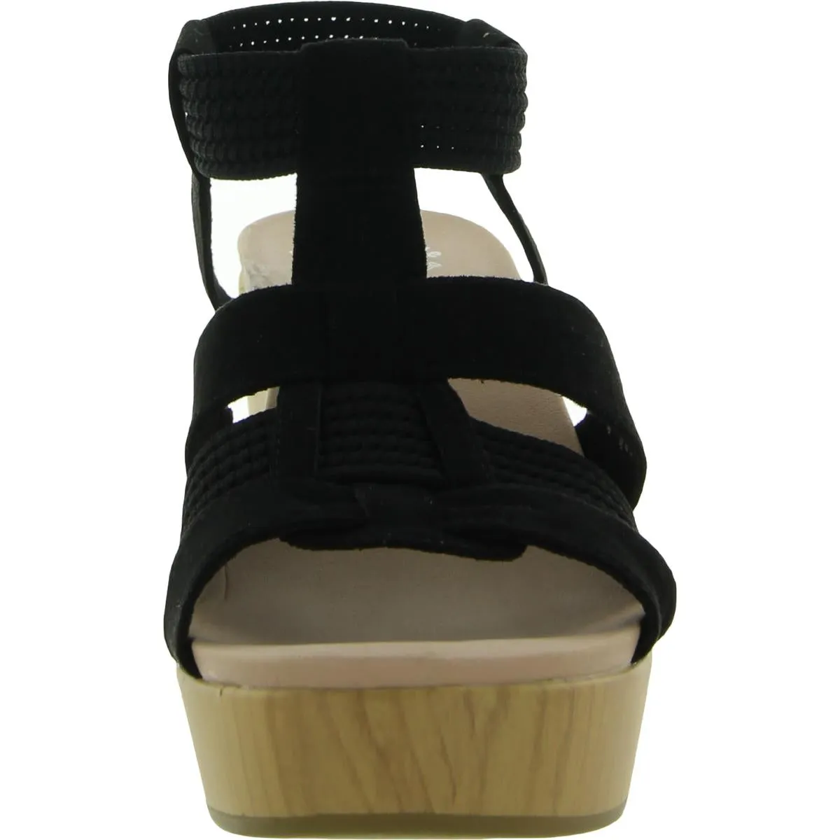 Blossom Womens Strappy Ankle Strap Platform Sandals