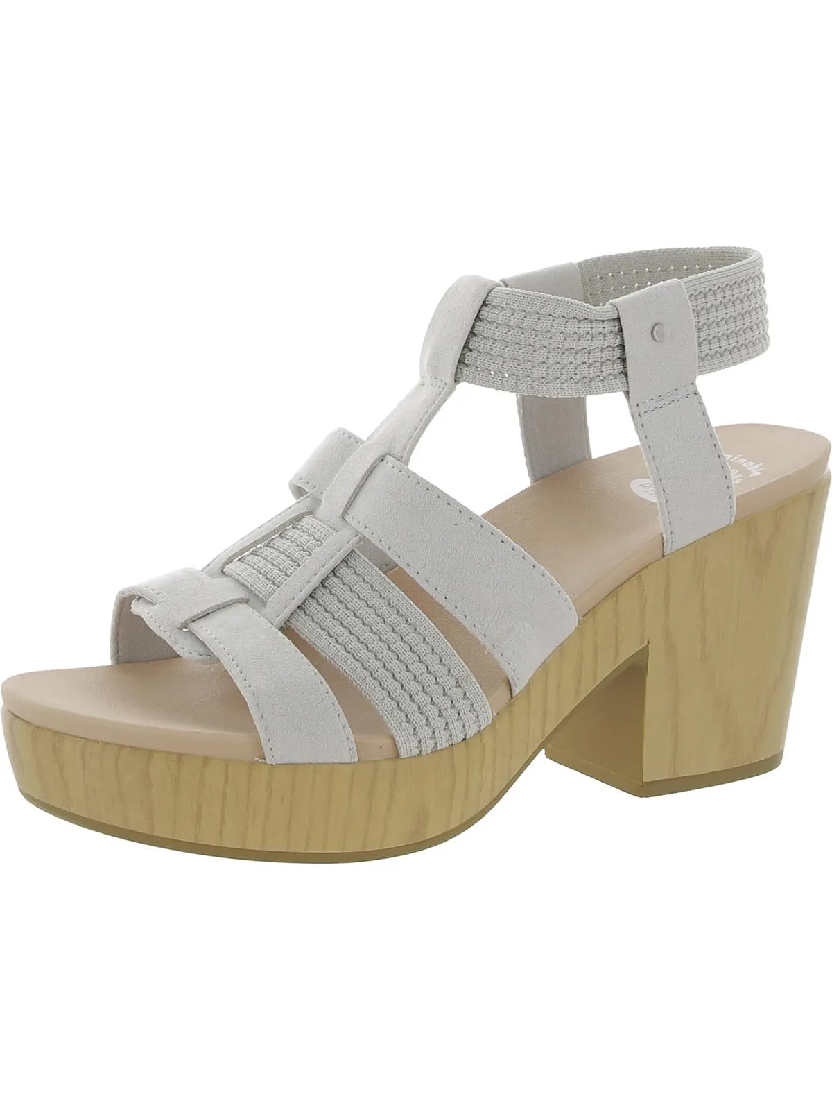 Blossom Womens Strappy Ankle Strap Platform Sandals