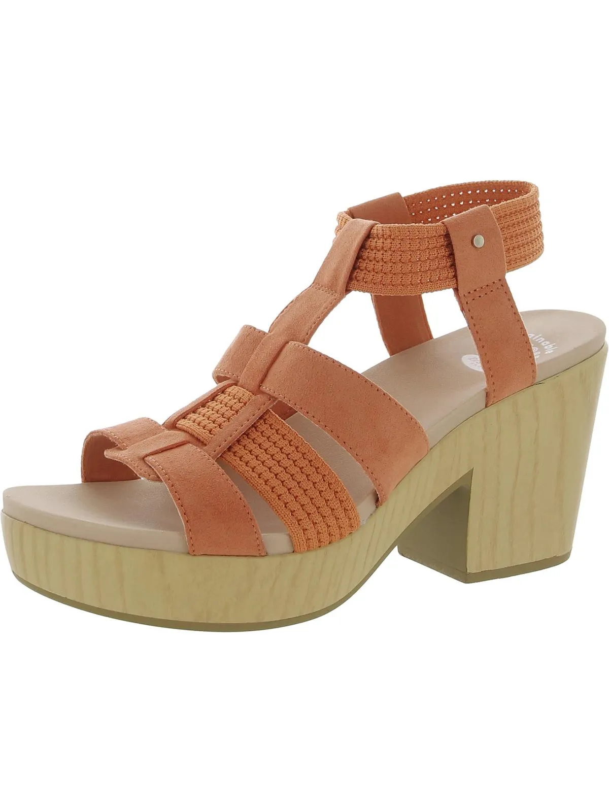 Blossom Womens Strappy Ankle Strap Platform Sandals