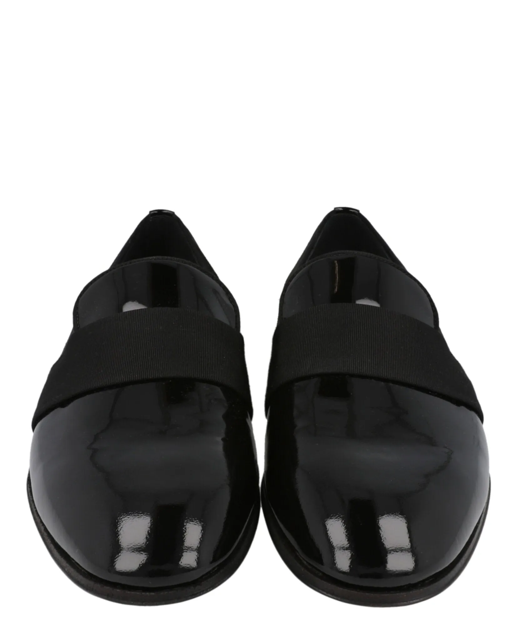 Bryden Suede and Patent-Leather Loafers