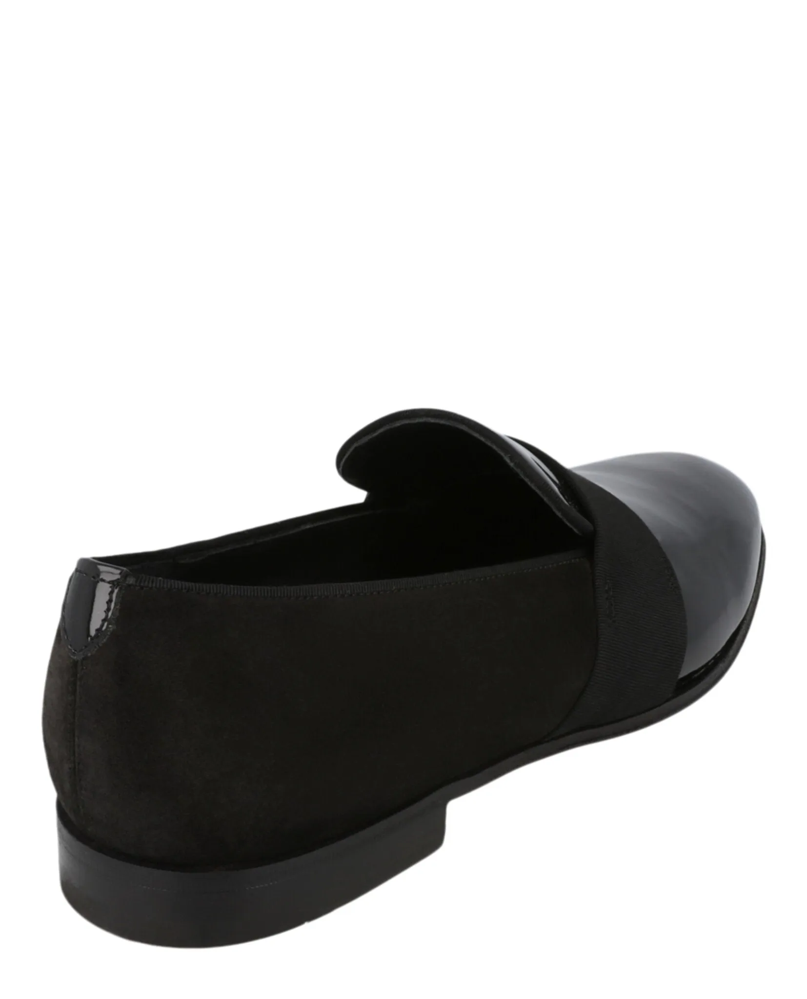 Bryden Suede and Patent-Leather Loafers