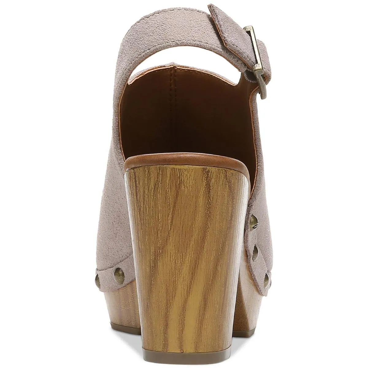 Chessa-Clog Womens Leather Ankle Strap Clogs