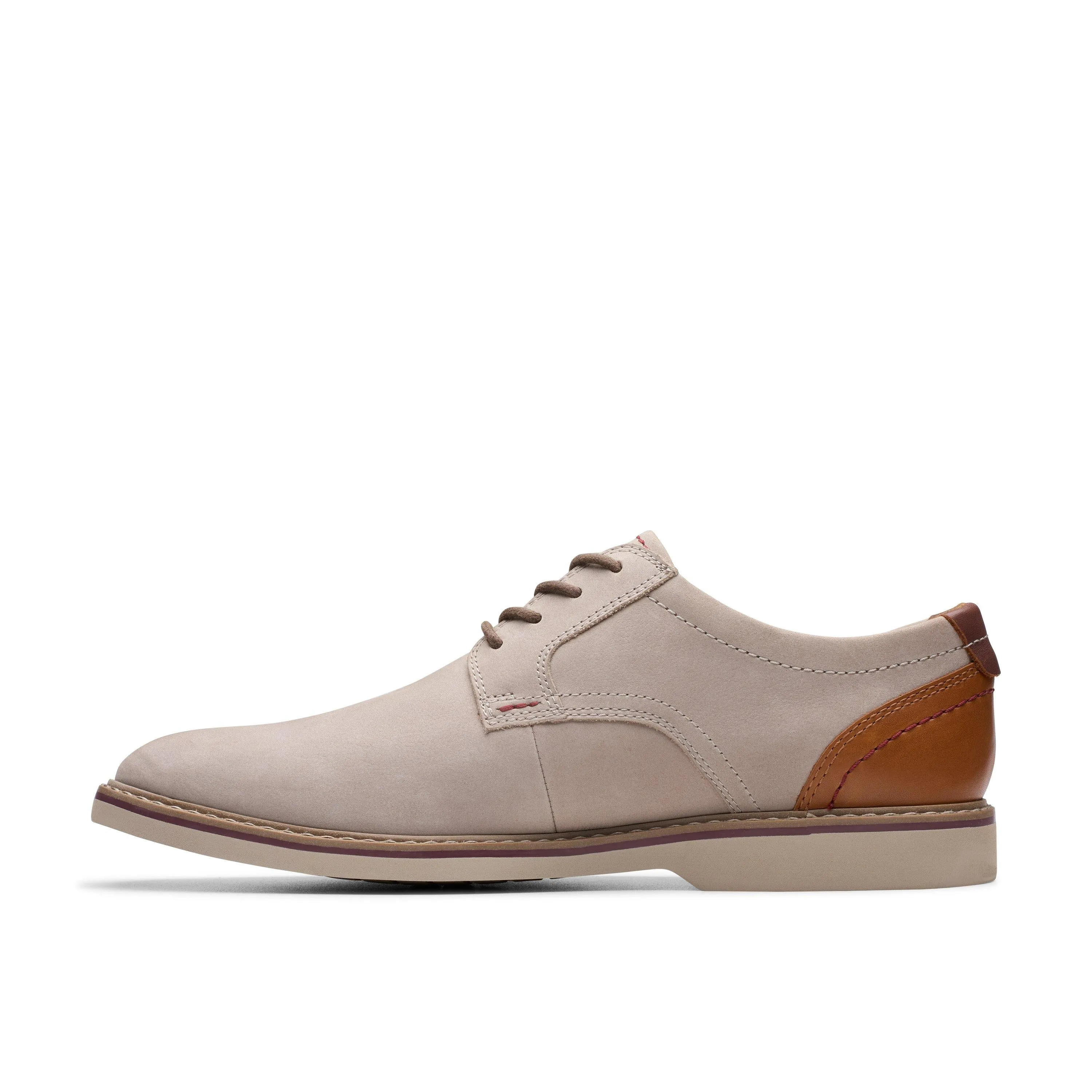 Clarks Radcliff Low in Grey Nubuck