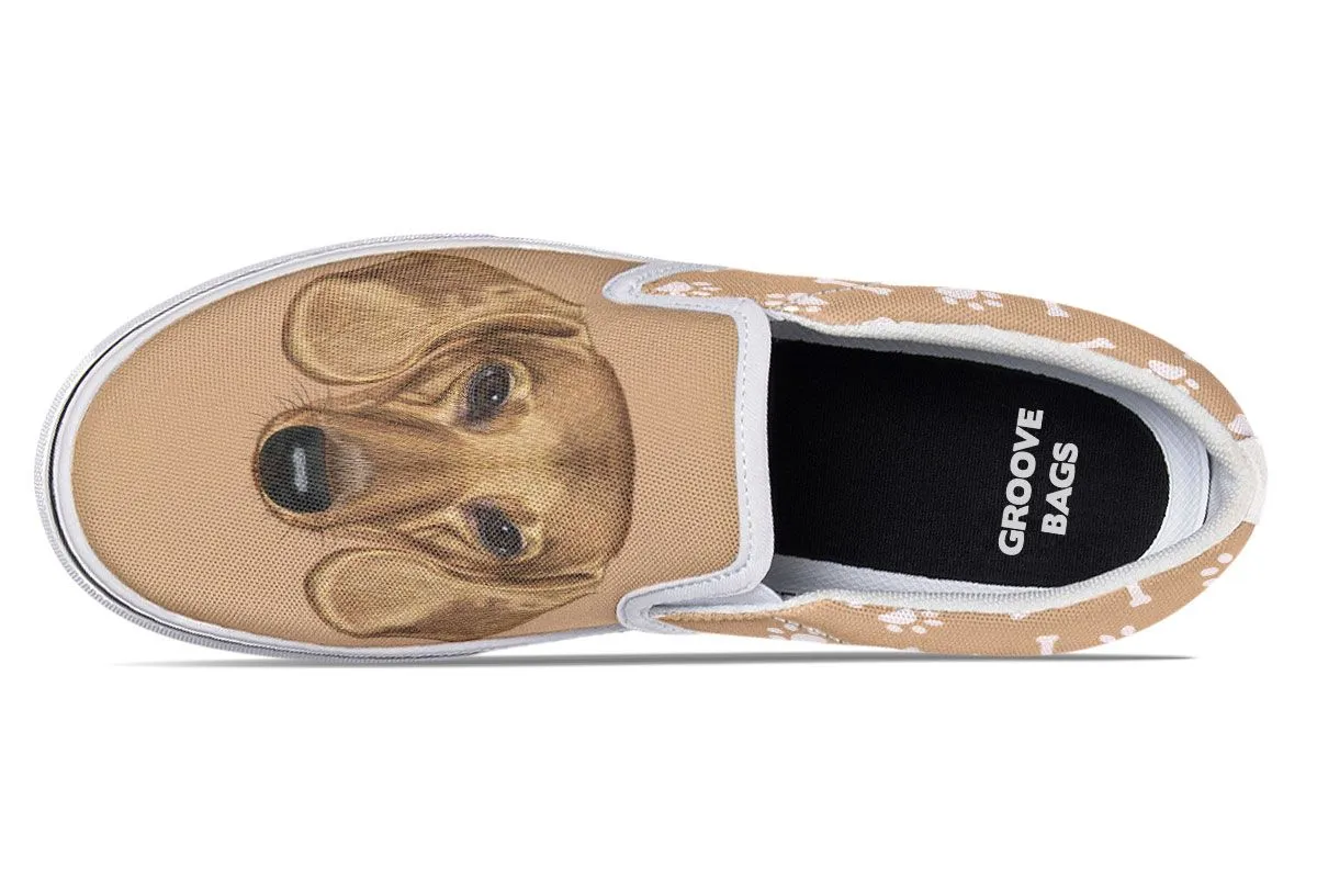 Dachshund Puppy Slip-On Shoes