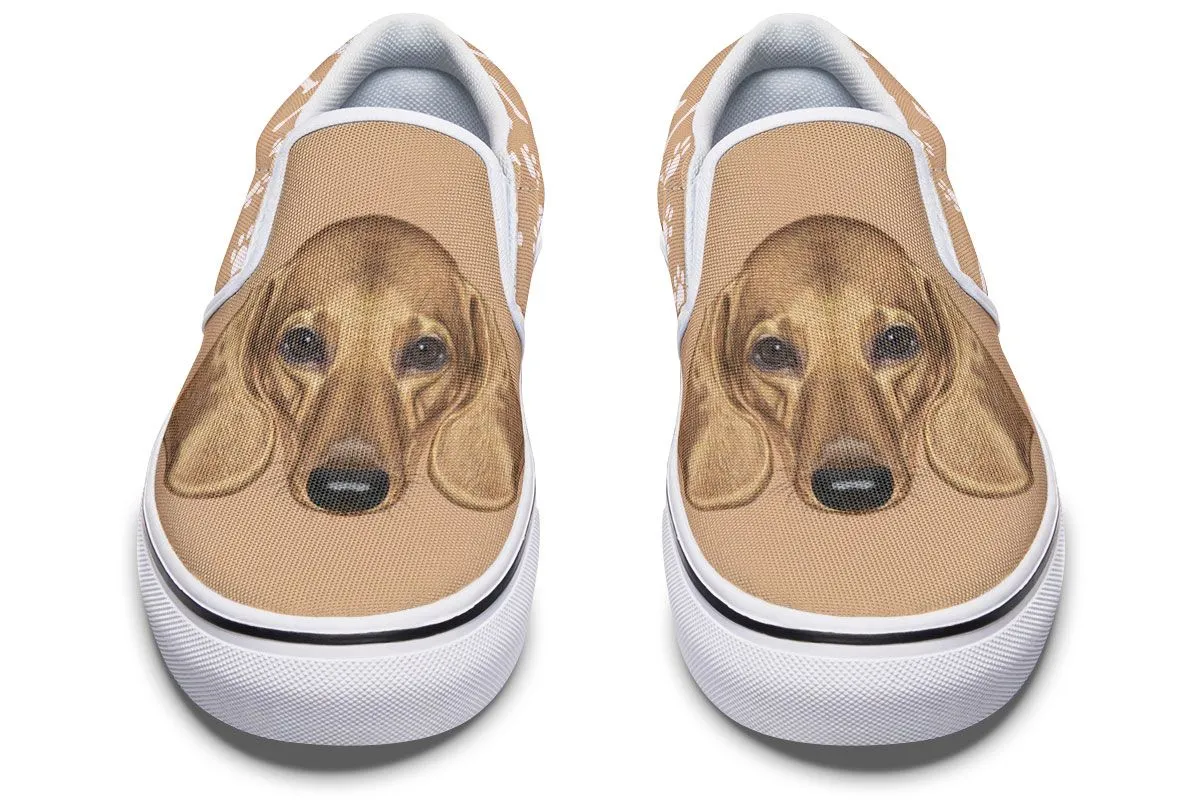 Dachshund Puppy Slip-On Shoes