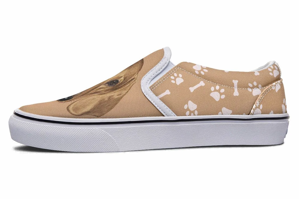 Dachshund Puppy Slip-On Shoes