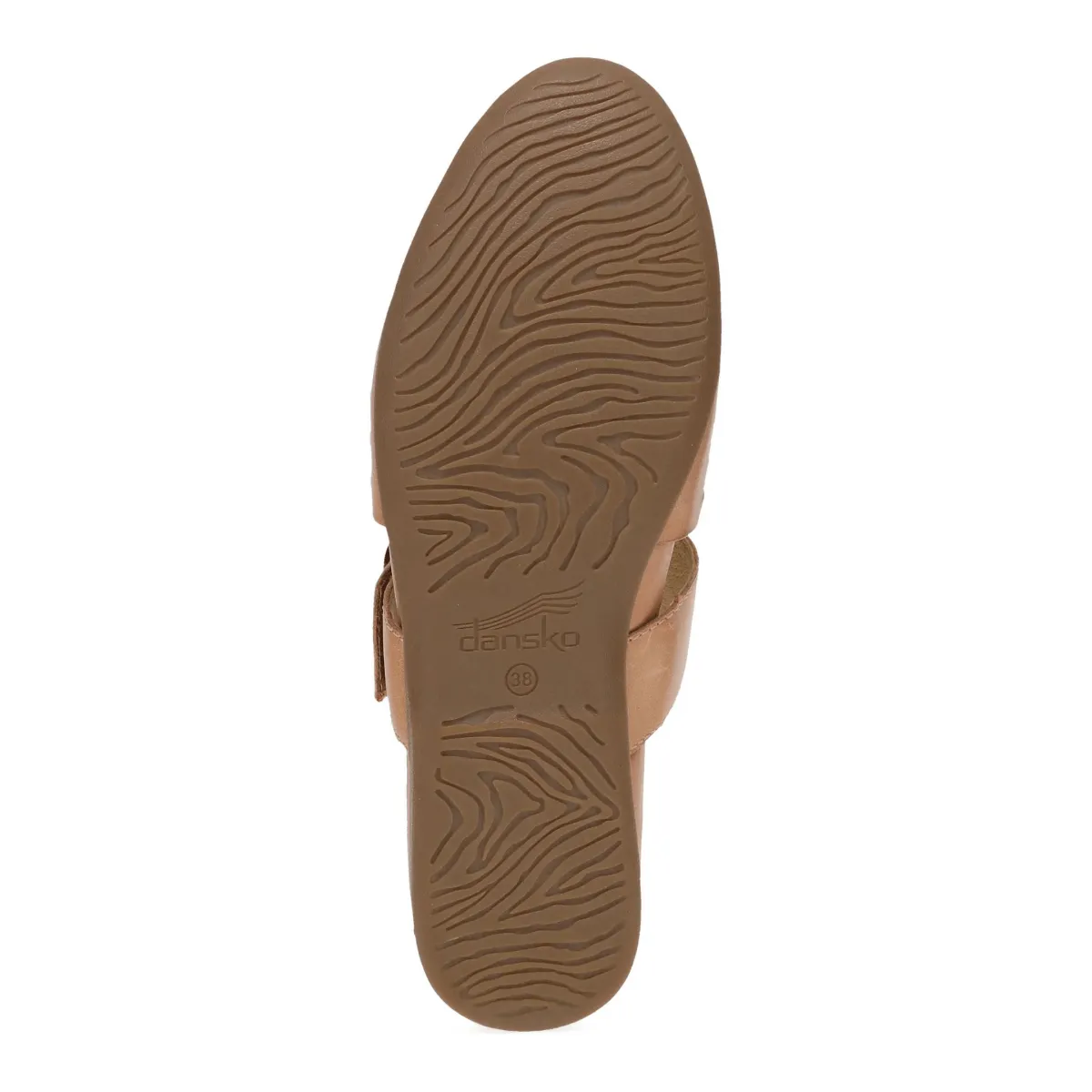 Dansko Women's Leilani Light Tan Burnished Nappa Mule