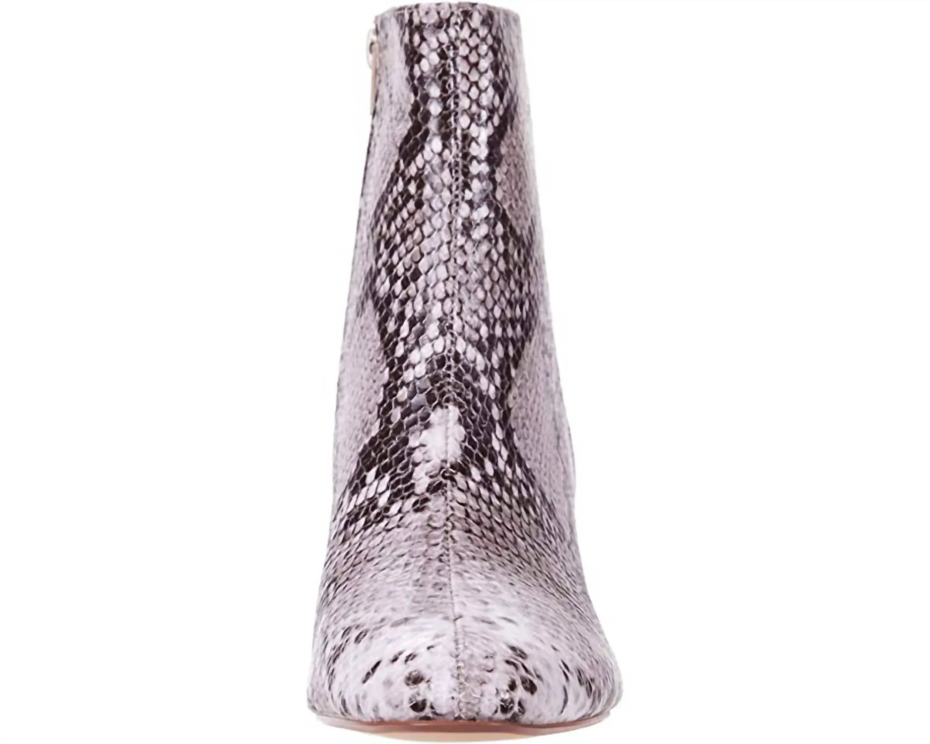 Daria Block Heel Bootie In Snake