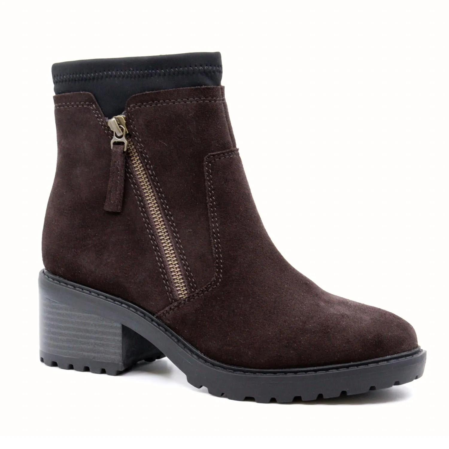 Demi Boot In Cafe Suede
