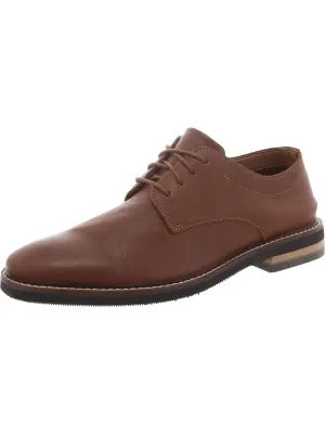 Dezmin Plain Mens Leather Lace Up Derby Shoes