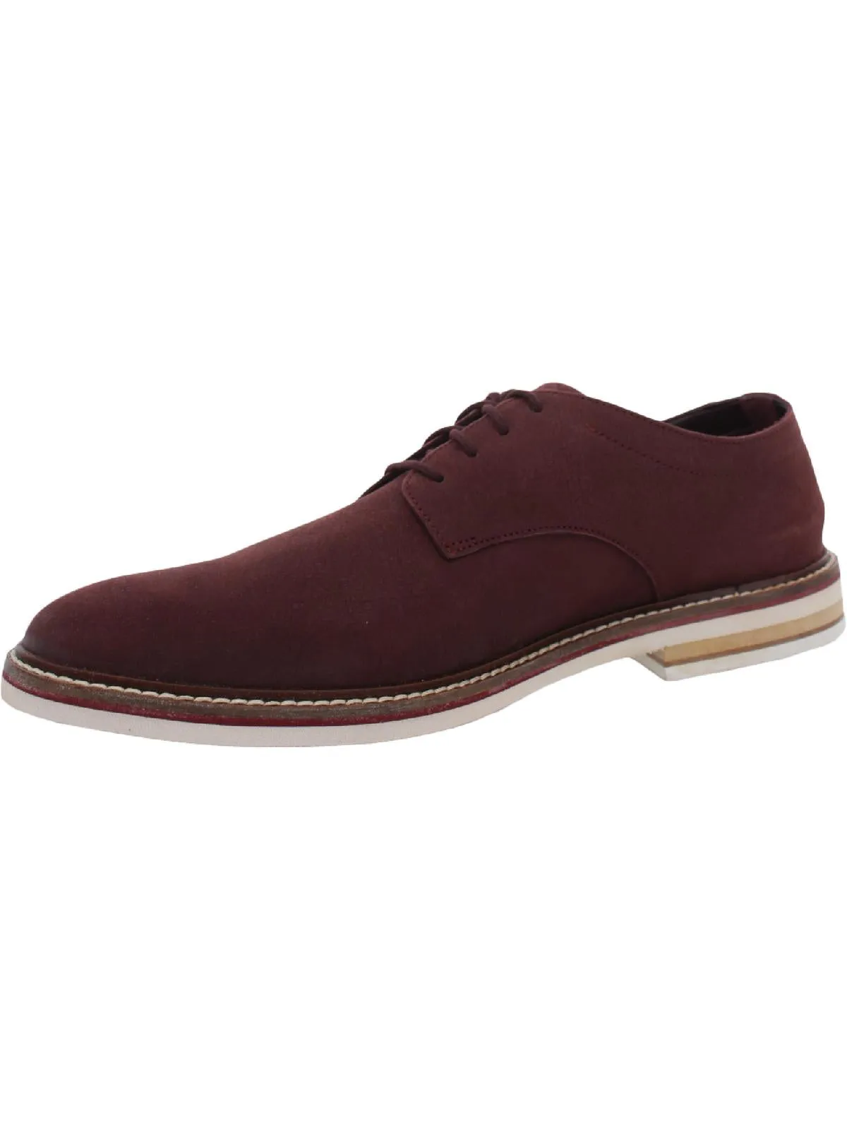 Dezmin Plain Mens Leather Lace Up Derby Shoes