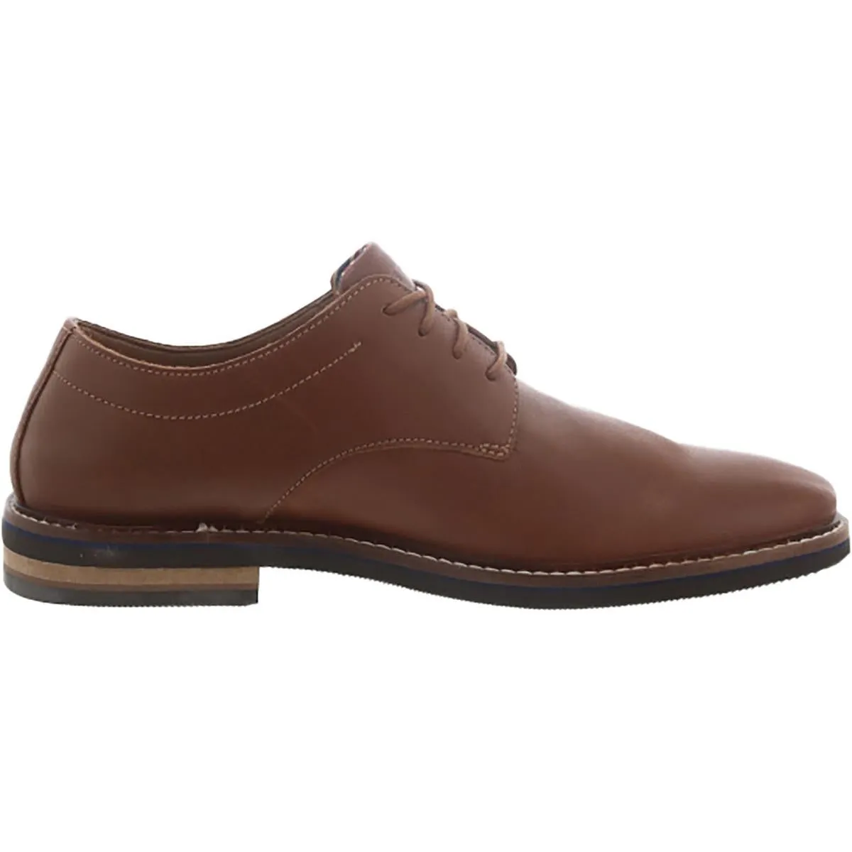 Dezmin Plain Mens Leather Lace Up Derby Shoes