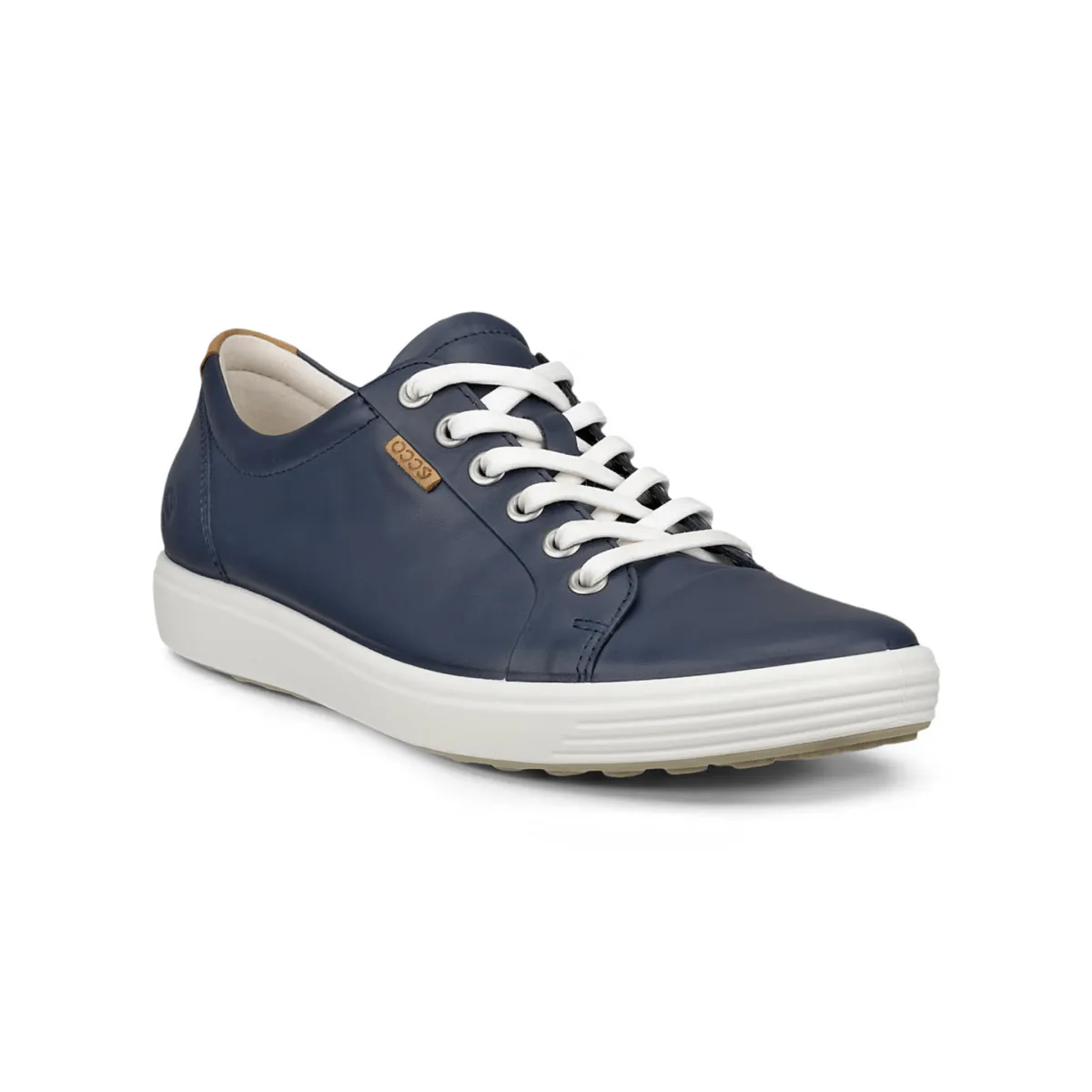 Ecco Women's Soft 7 Sneaker Marine Leather