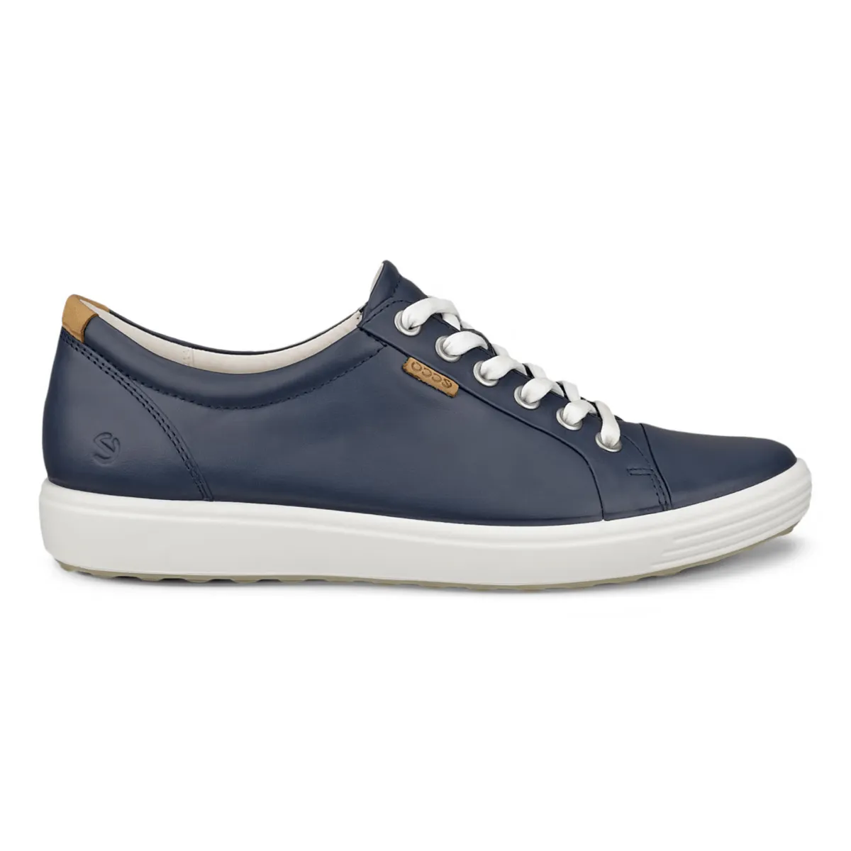Ecco Women's Soft 7 Sneaker Marine Leather