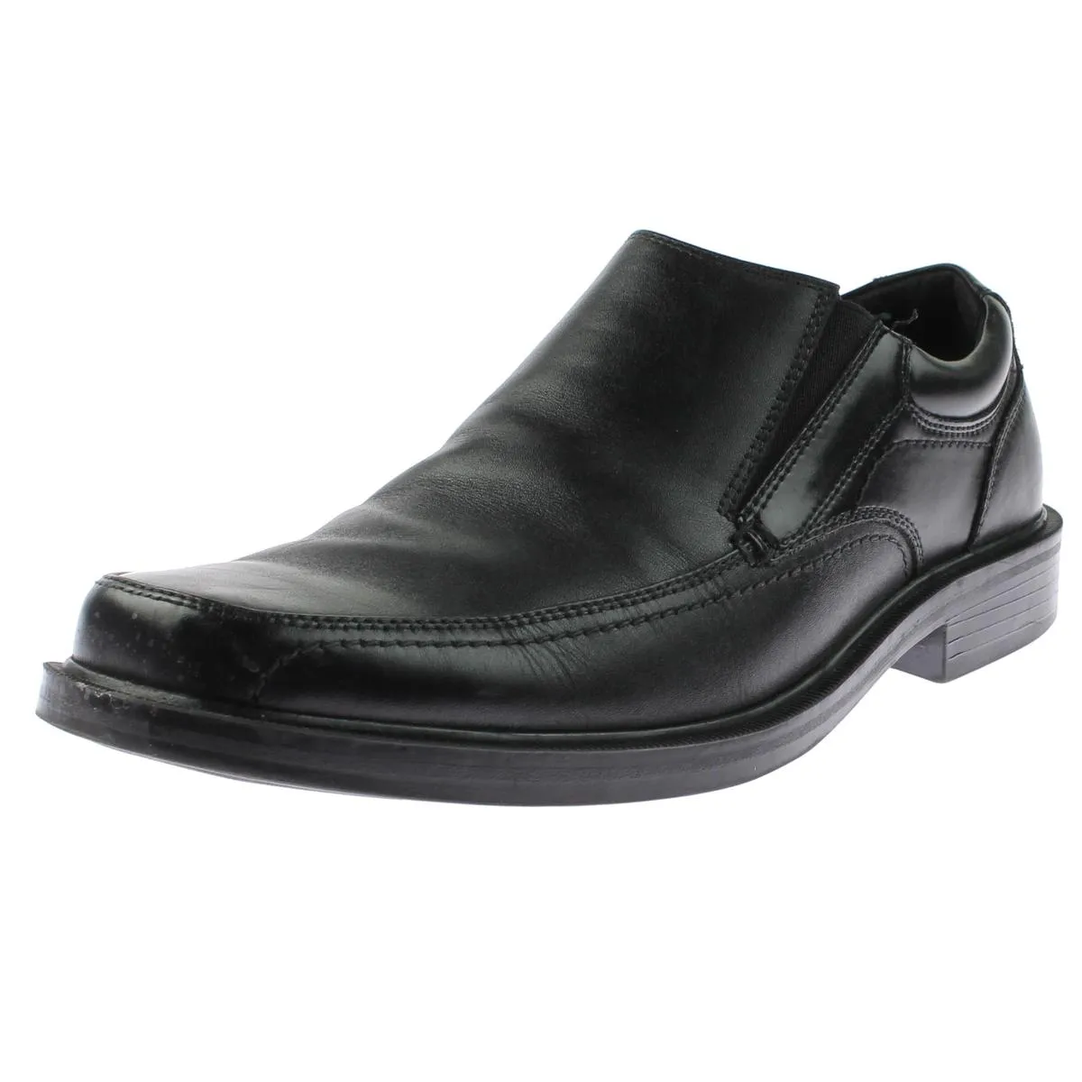 Edson  Mens Leather Slip On Loafers