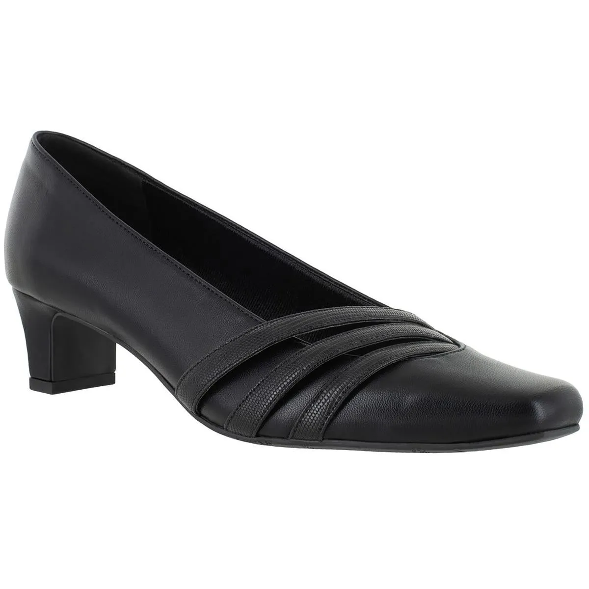Entice Womens Faux Suede Comfort Dress Heels
