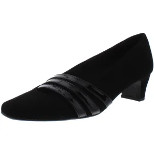 Entice Womens Faux Suede Comfort Dress Heels