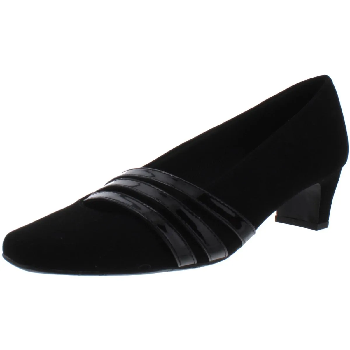 Entice Womens Faux Suede Comfort Dress Heels
