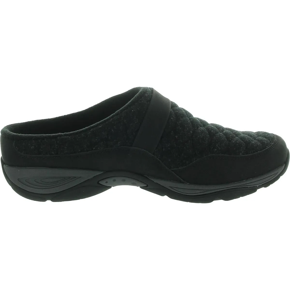 Enza Womens Buckle Quilted Clogs
