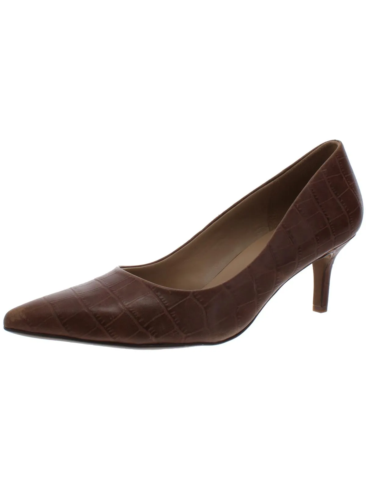Everly Womens Slip On Dress Heels
