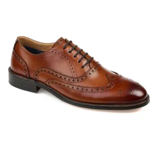 Franklin Mens Leather Perforated Oxfords