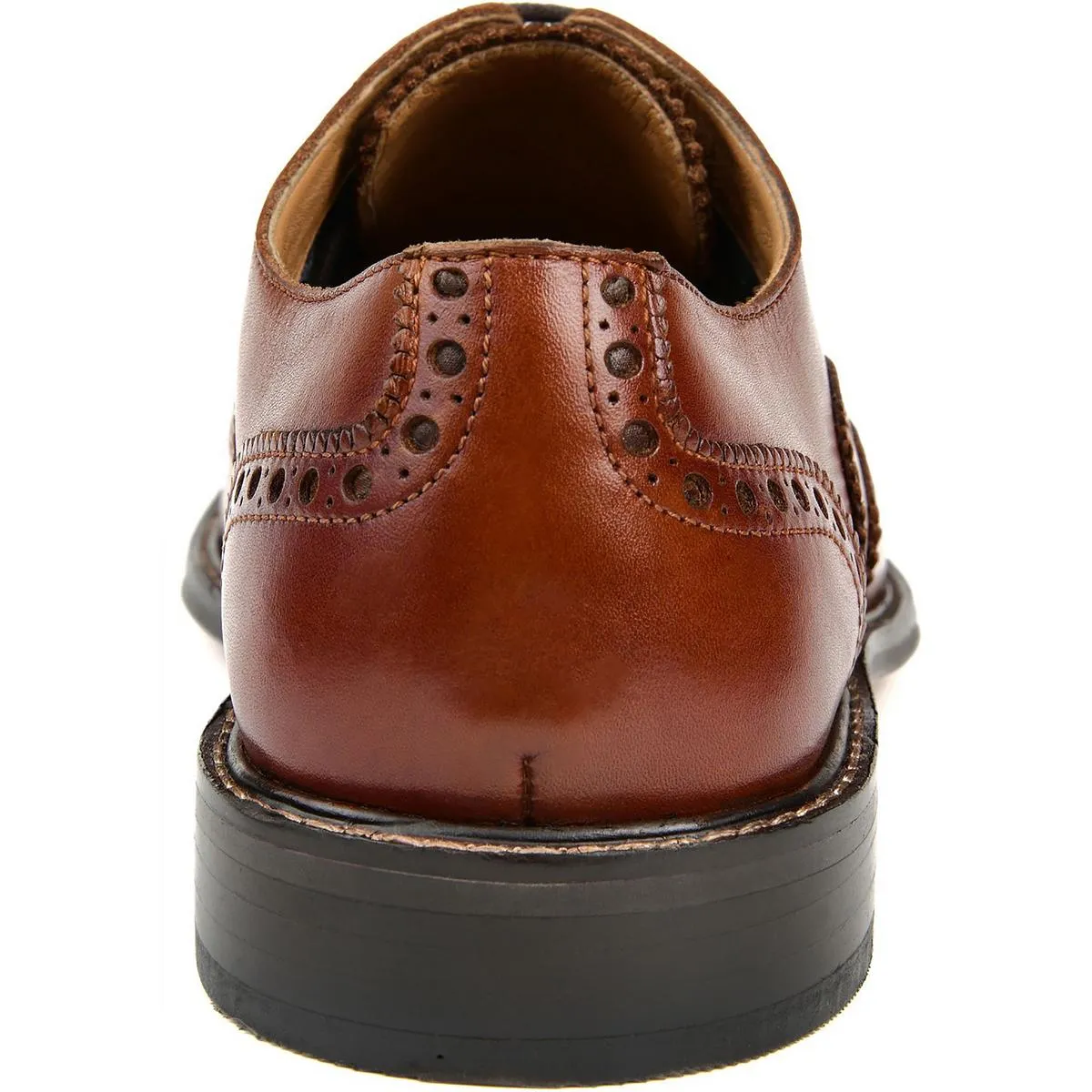 Franklin Mens Leather Perforated Oxfords