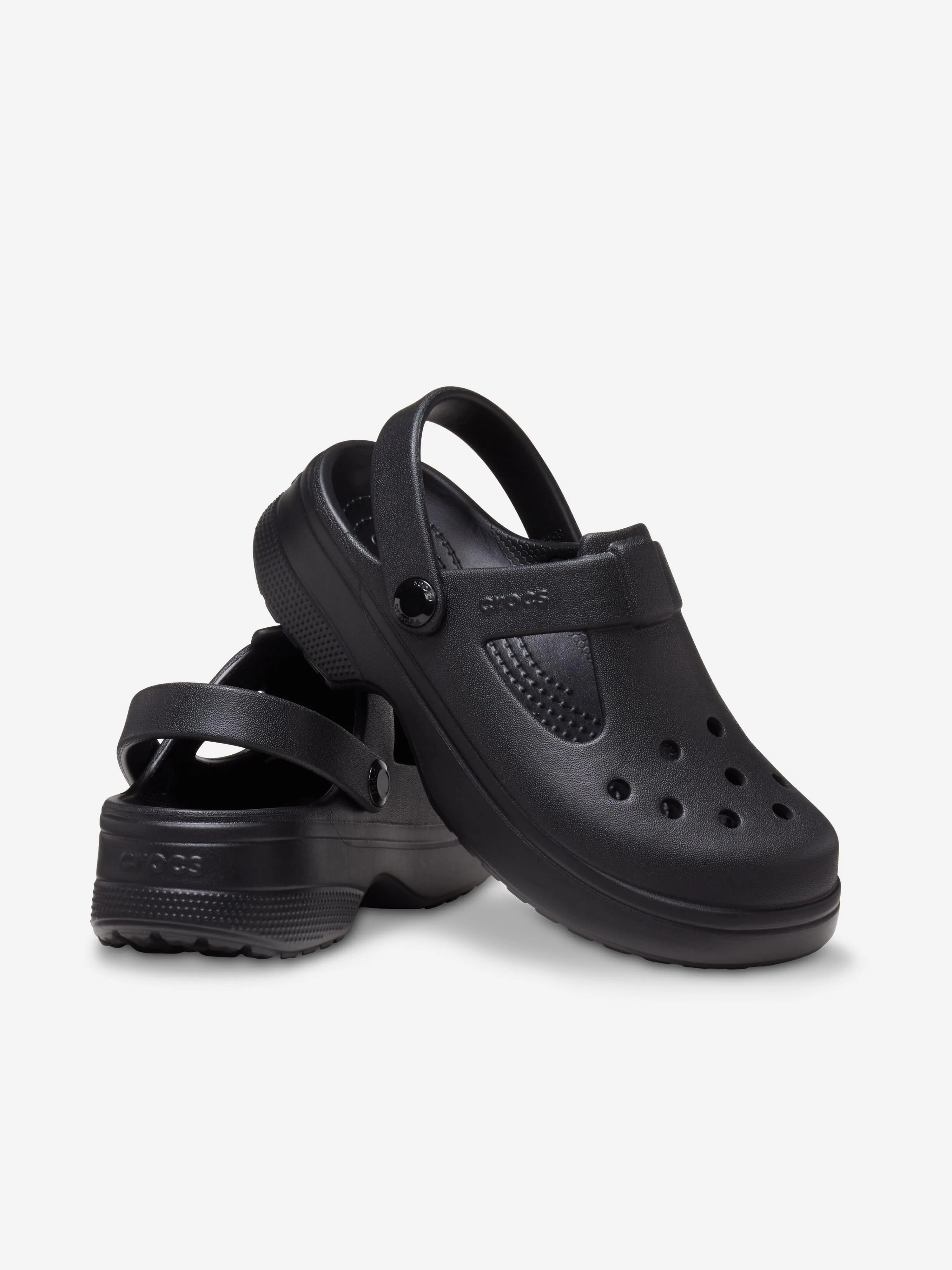 Girls Classic Mary Jane Clog in Black