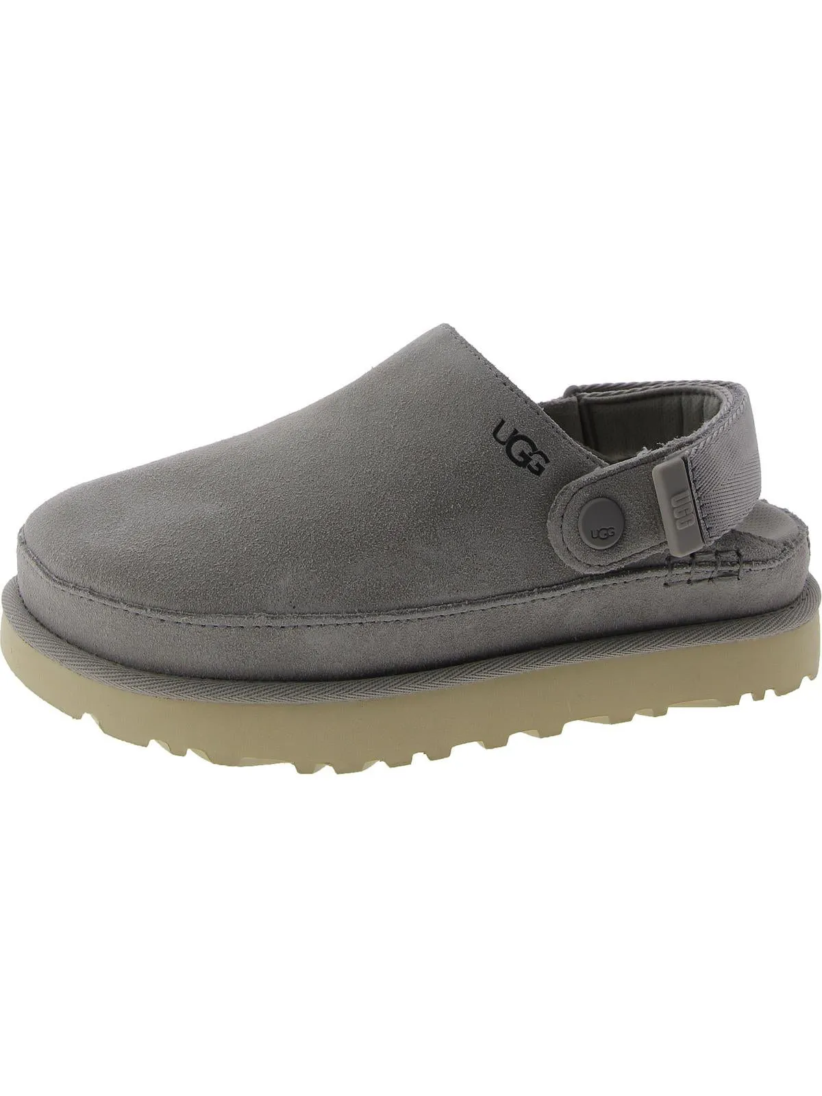 Goldenstar  Womens Suede Slip-On Clogs