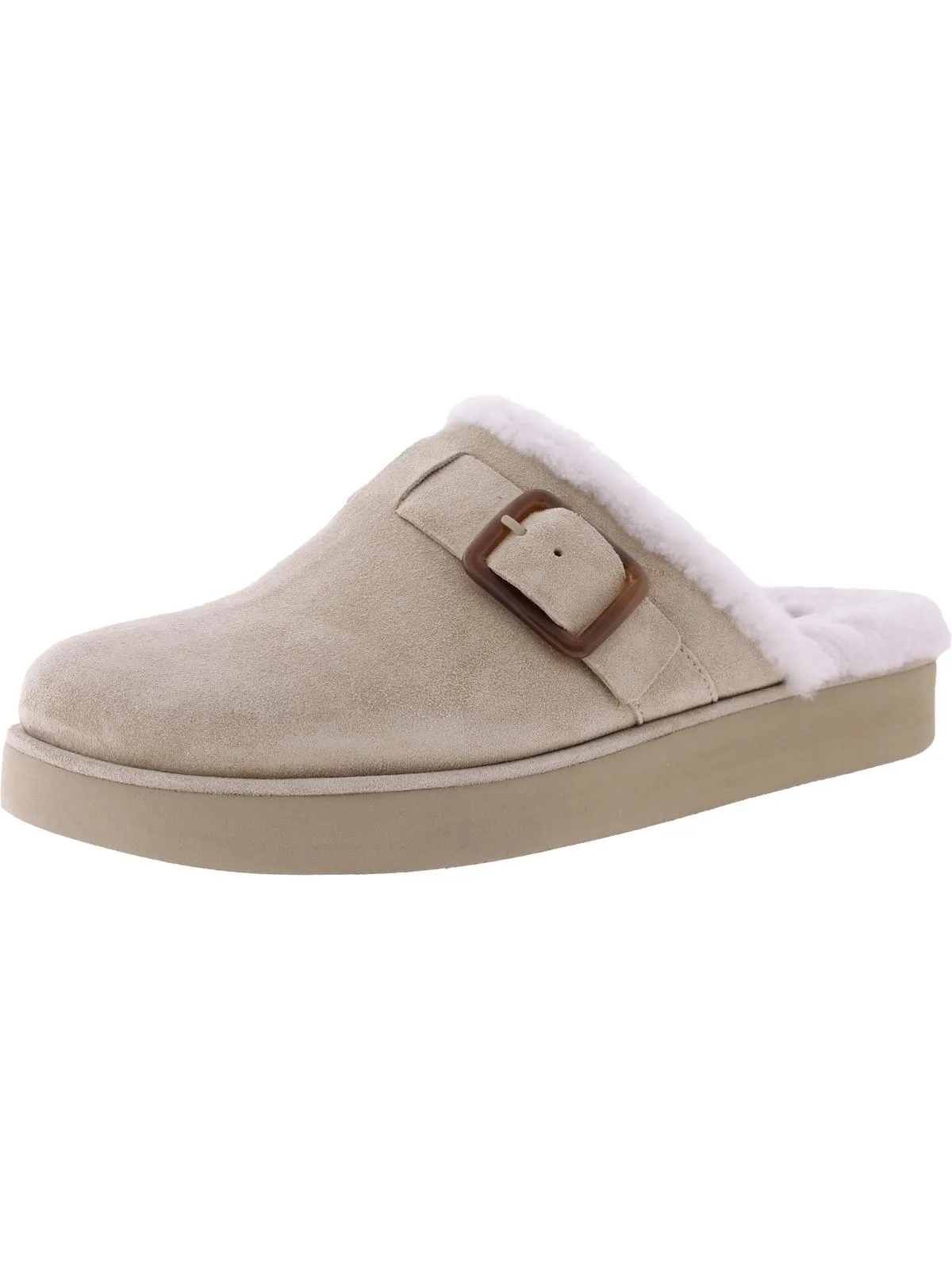 Griff 3 Womens Suede Slip On Clogs