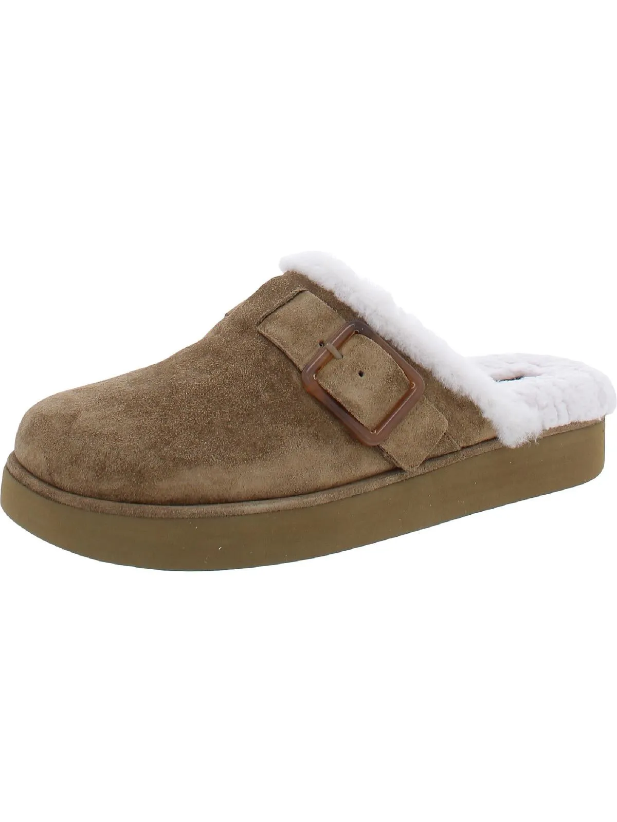 Griff 3 Womens Suede Slip On Clogs