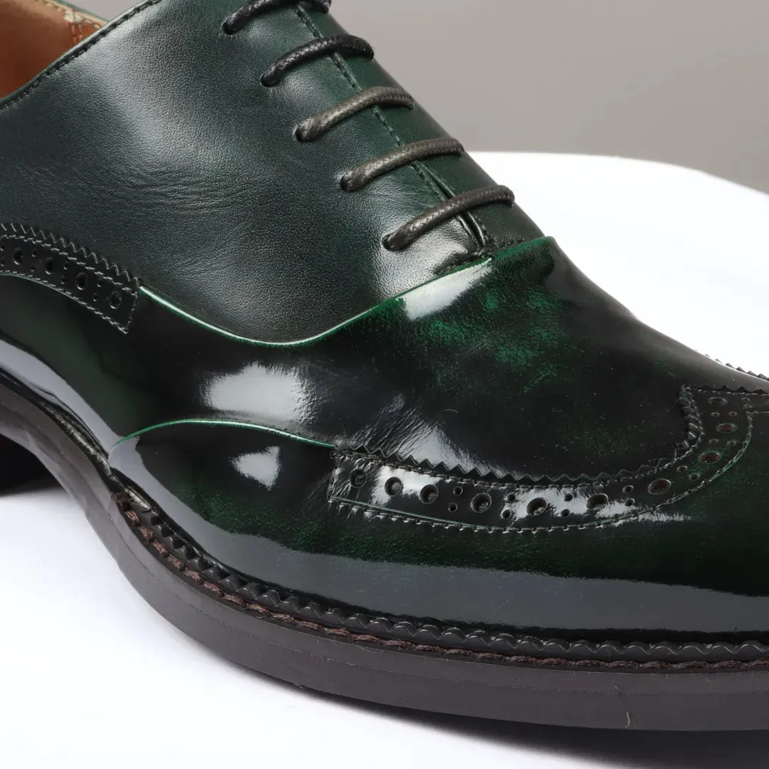 Harry Patent Leather Brogue Shoes