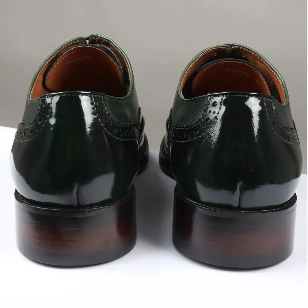 Harry Patent Leather Brogue Shoes