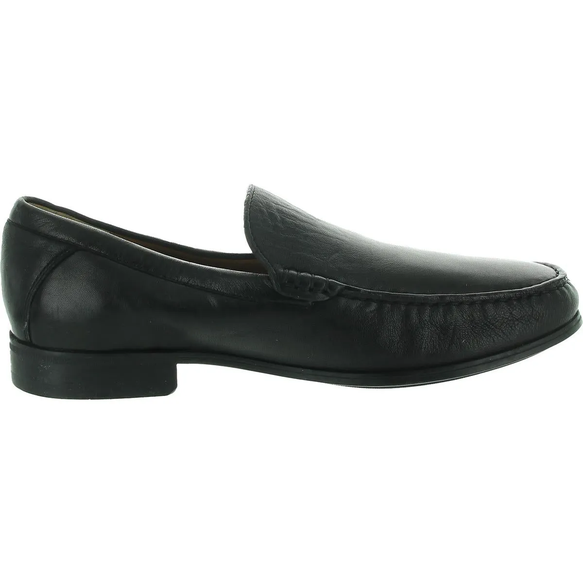 Hawkins Venetian Mens Leather Slip On Loafers