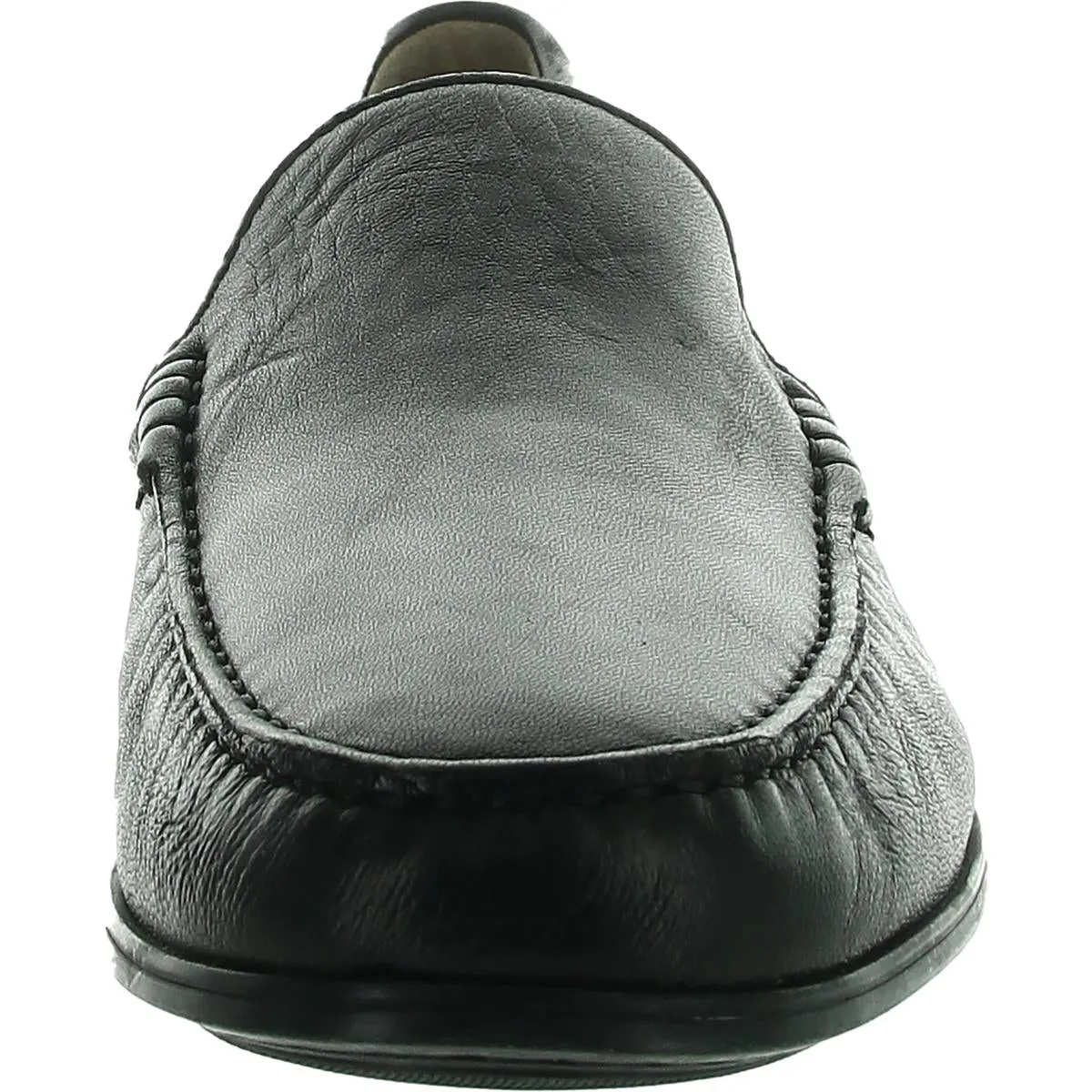 Hawkins Venetian Mens Leather Slip On Loafers