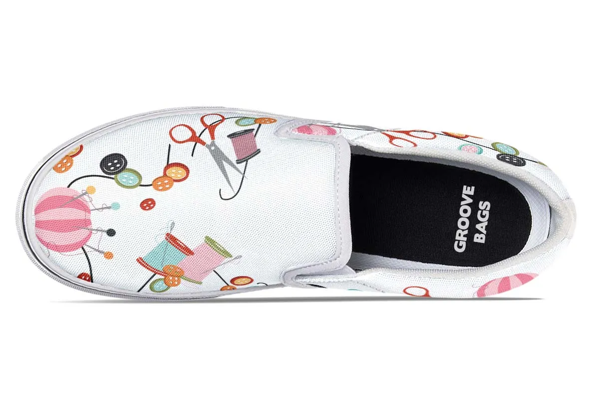 I Heart Sewing Slip-On Shoes