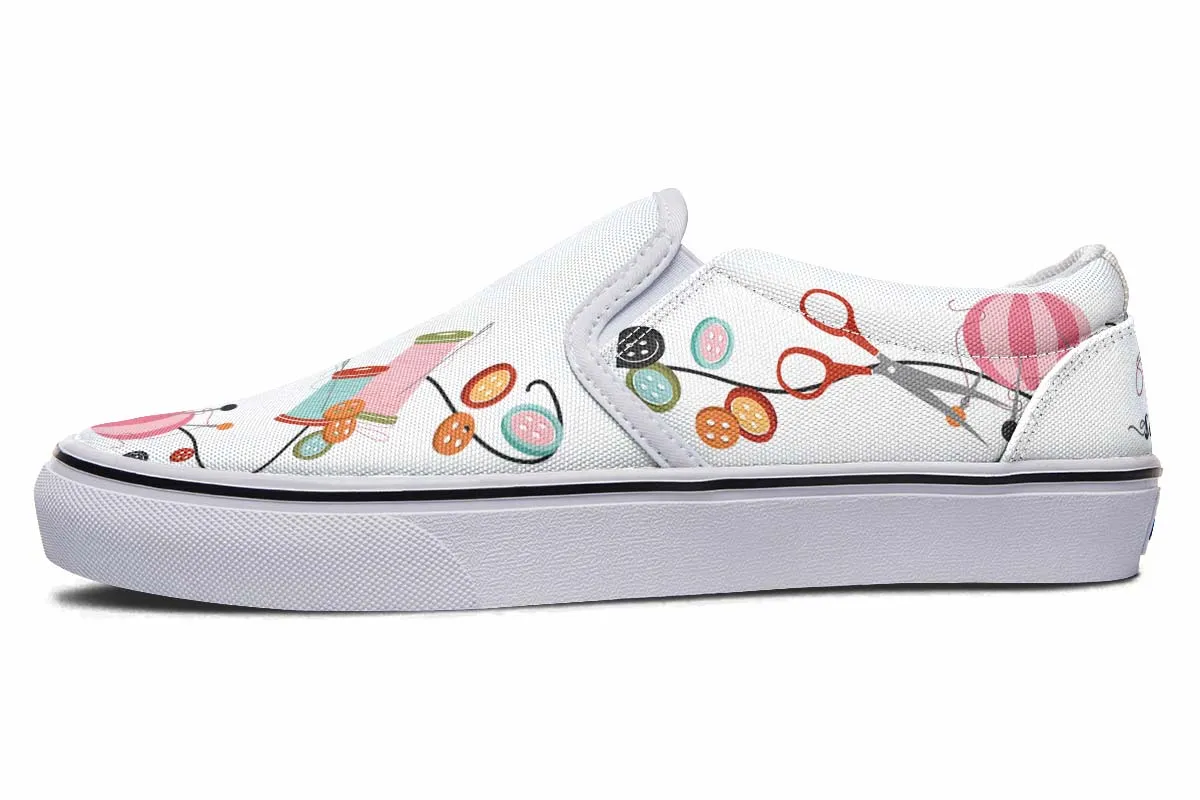 I Heart Sewing Slip-On Shoes