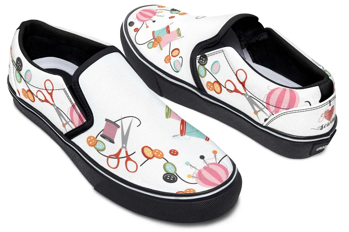I Heart Sewing Slip-On Shoes