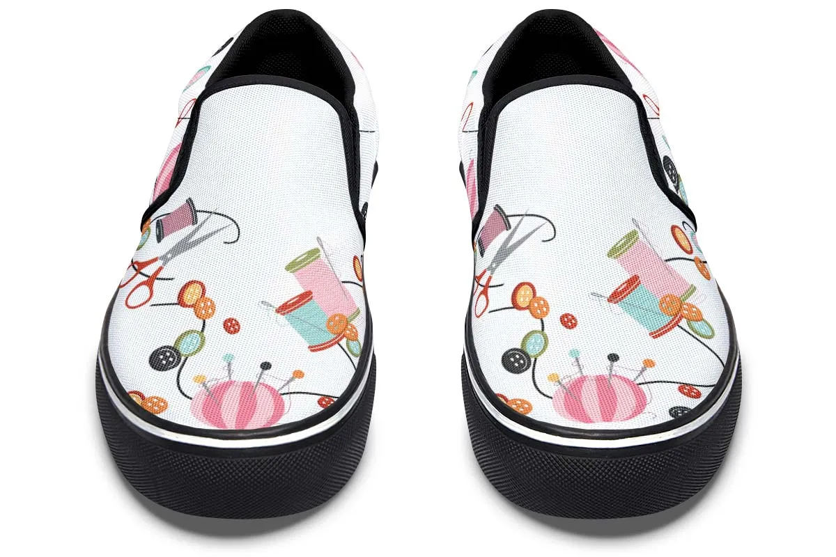 I Heart Sewing Slip-On Shoes